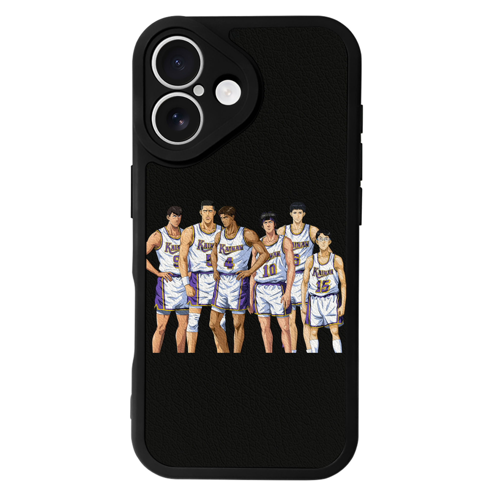 （画像用） SLAM DUNK／スラムダンク 【iPhone 16シリーズ対応】シリコンスマホケース（レザー調） 材質：シリコン